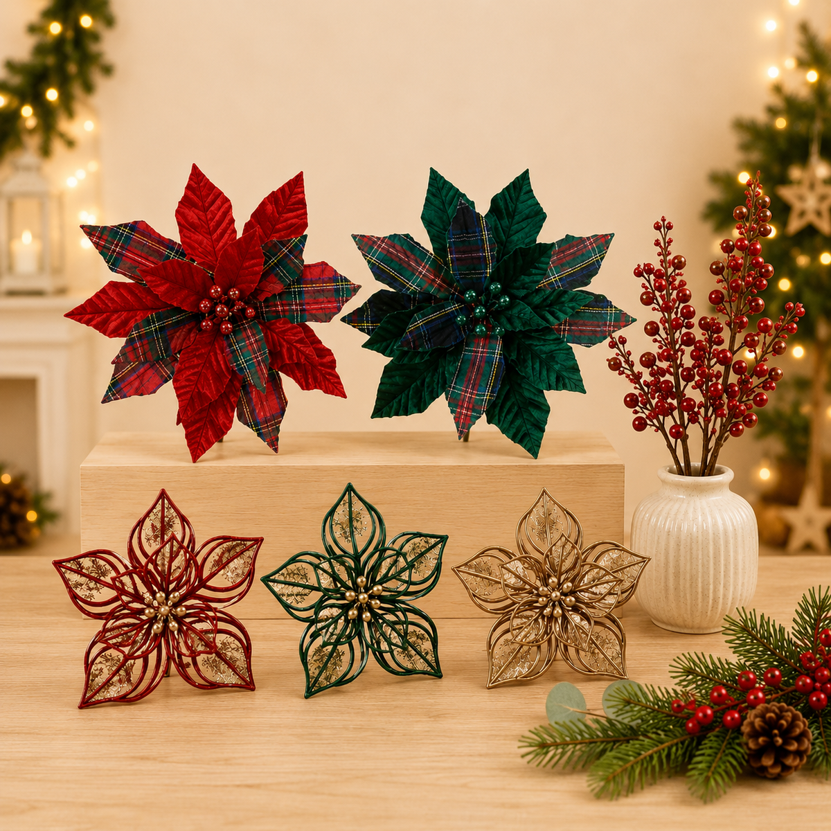 Poinsettias