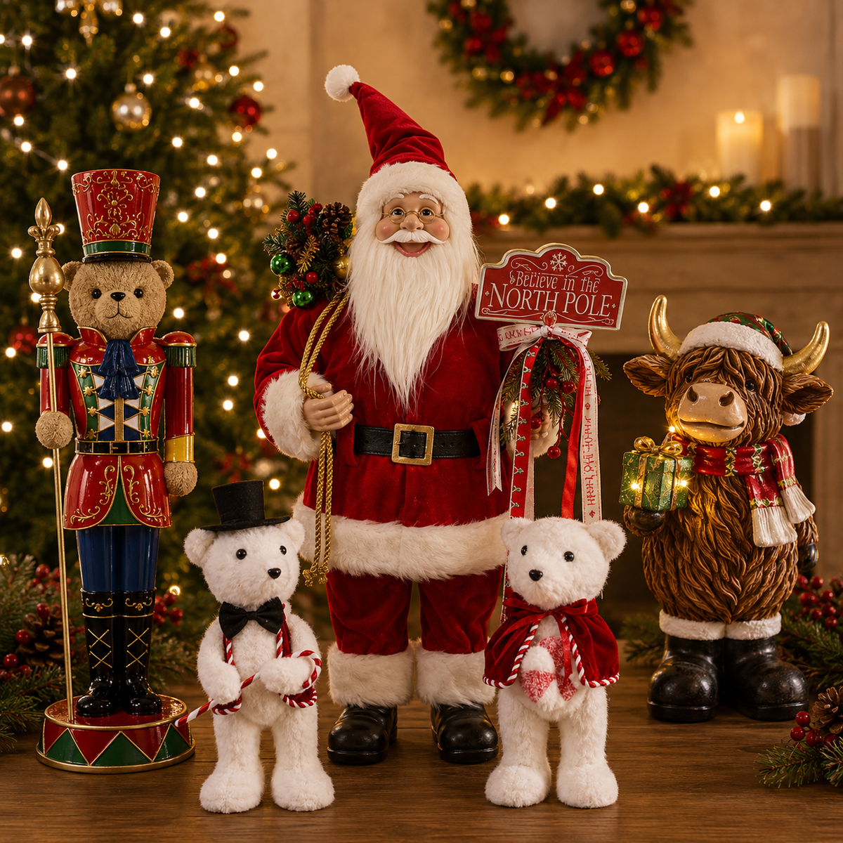 Santas, Figurines & Scenes