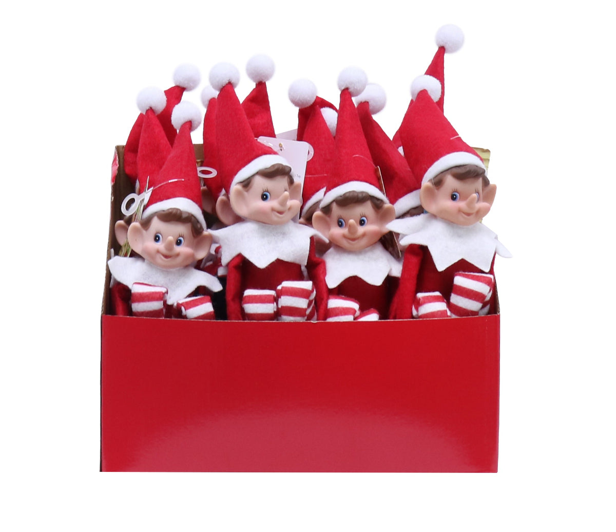 Christmas Shelf Sitting Elf Decoration – 33cm