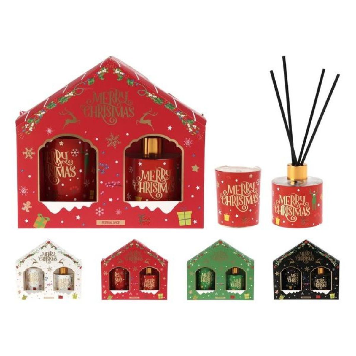Air Freshener 40mL Christmas 4 Assorted