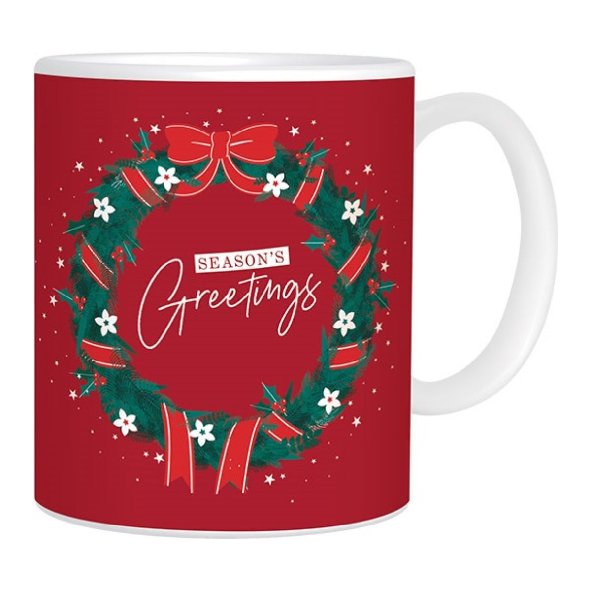 Christmas Mug Boxed Wreath