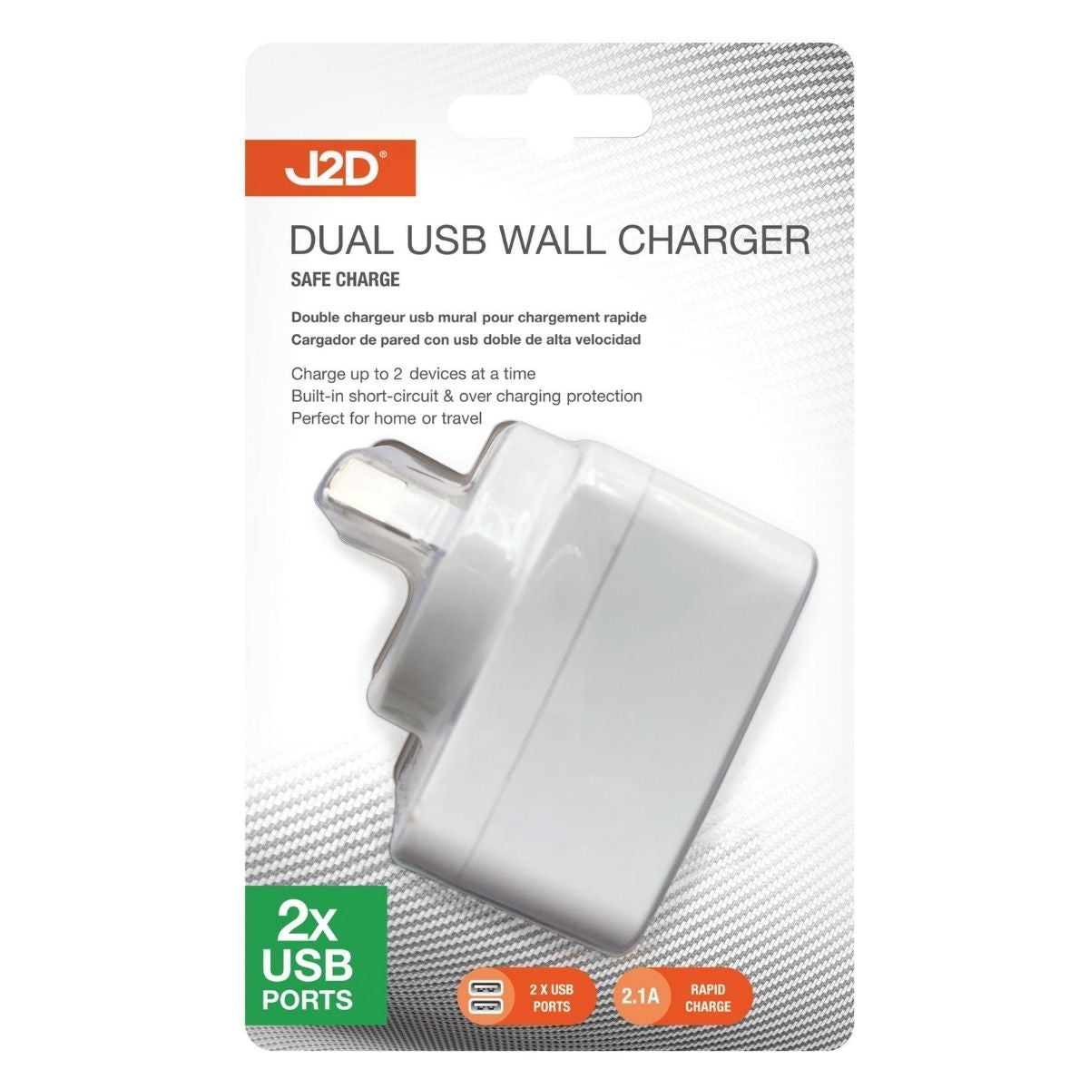 Christmas Dual USB Wall Charger High Speed - Christmas Collective NZ
