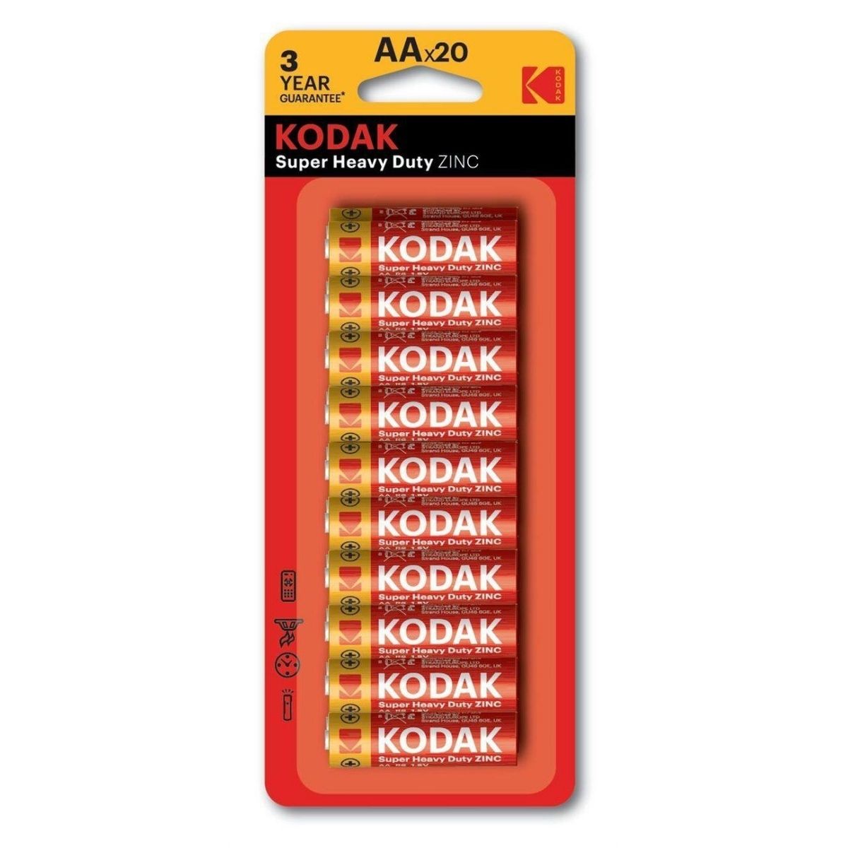 Christmas Kodak Heavy Duty Batt Aa 20pk - Christmas Collective NZ