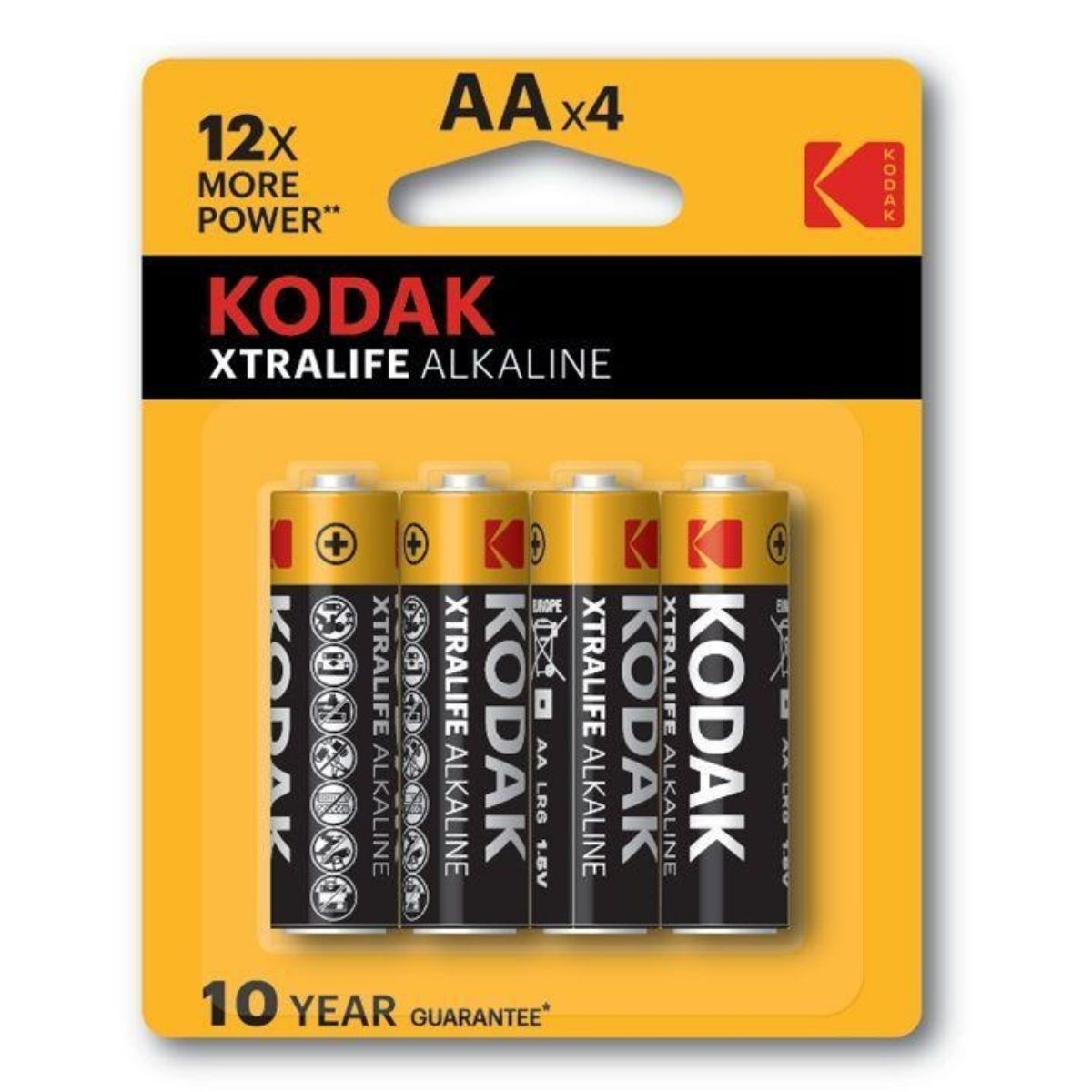 Christmas Kodak Xtralife Alk Batt Aa 4pk - Christmas Collective NZ