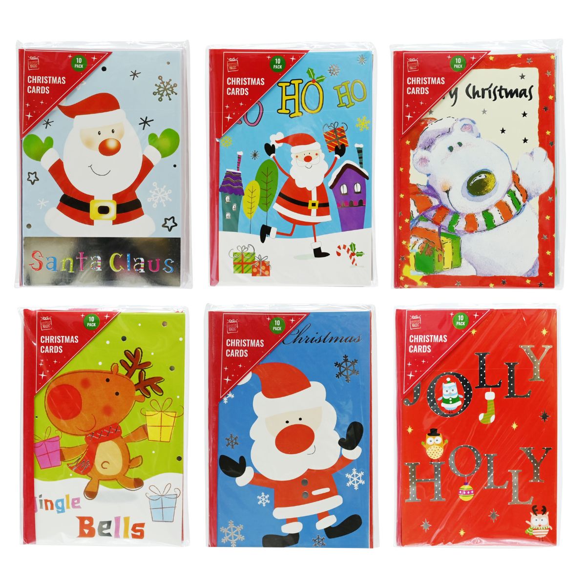 Cards Foil Cute 10 Pack