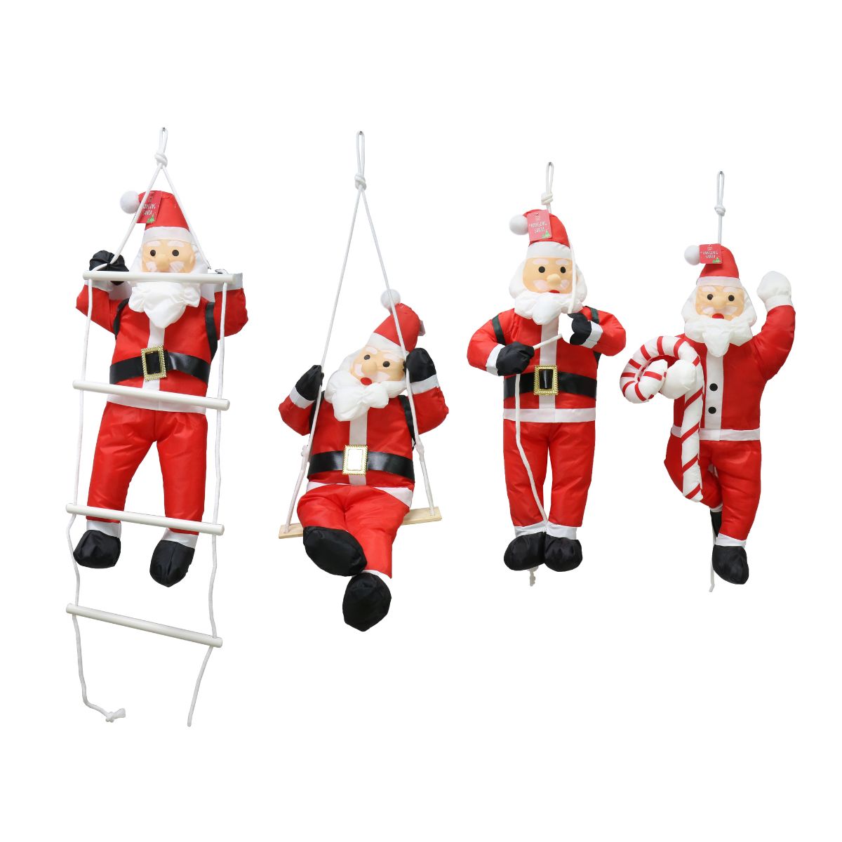 Christmas Nylon Garden Santa 60cm Assorted