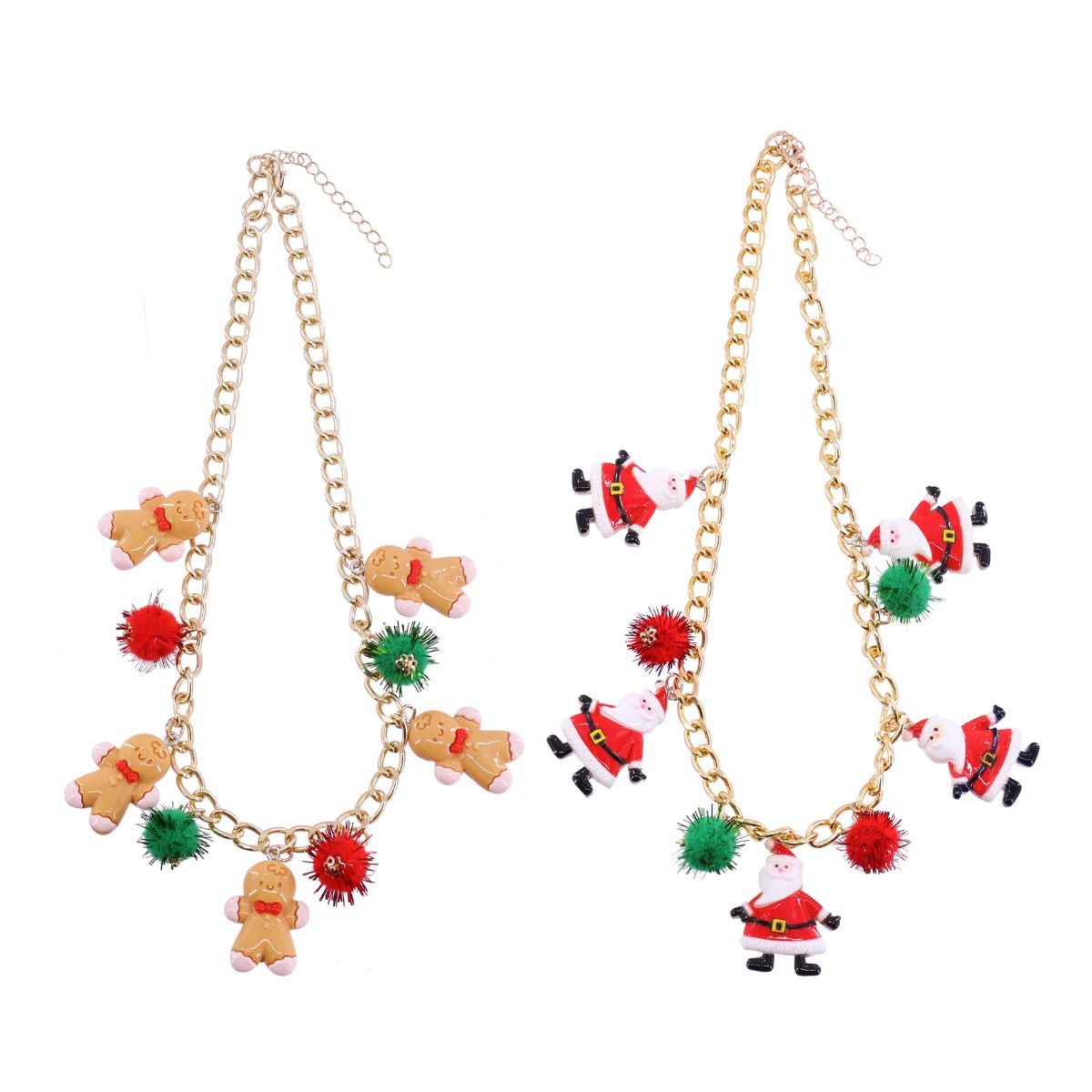 Christmas Character Necklace Assorted