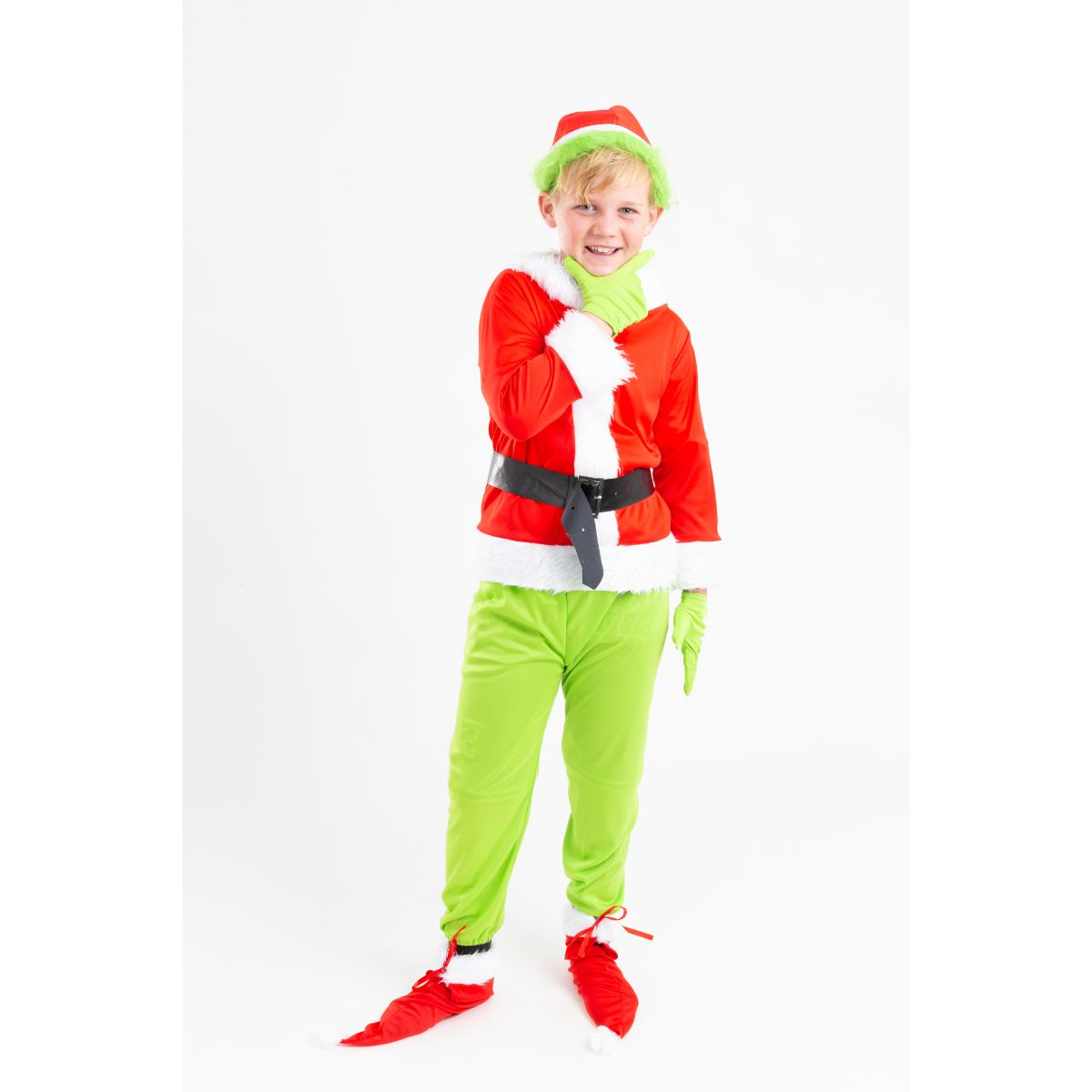 Mean Green Costume Kids 8 Piece