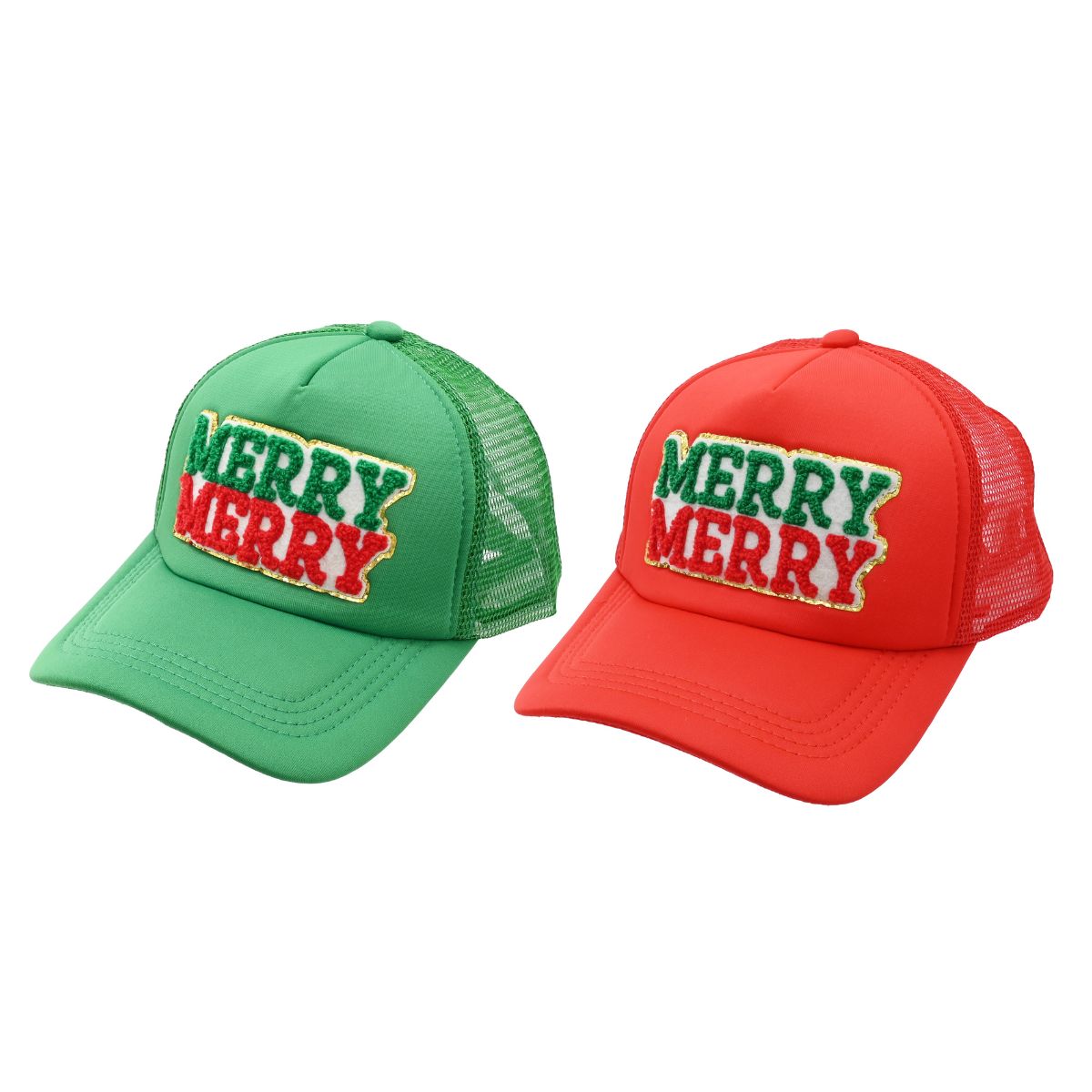 Christmas Baseball Cap Fleecy Logo Assorted