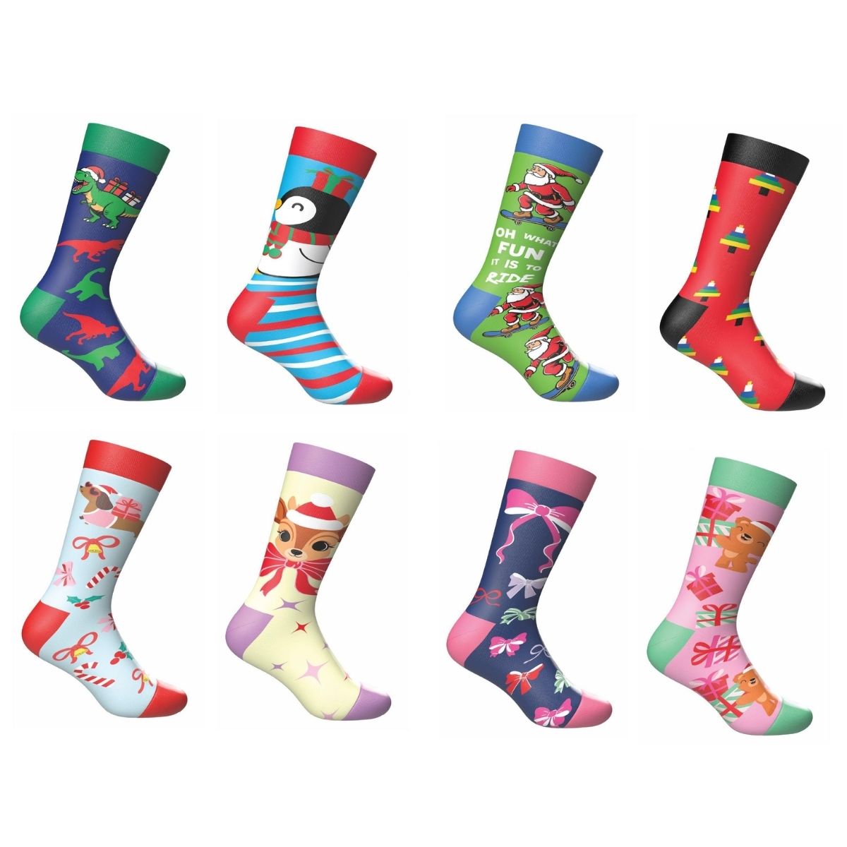 Christmas Festive Socks Kids Assorted