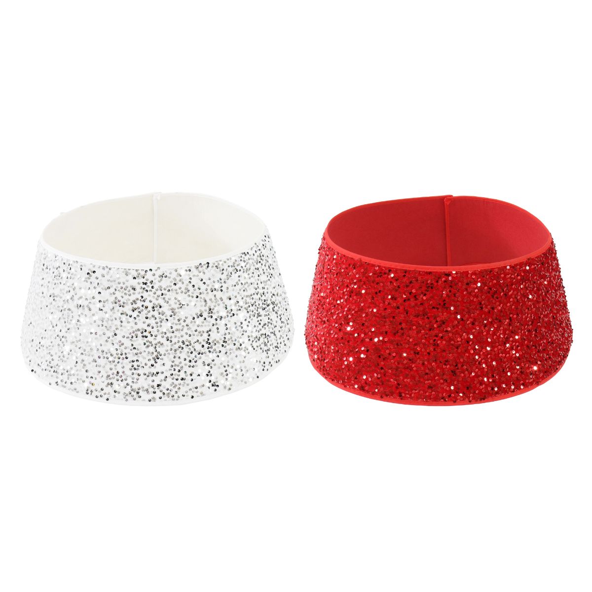 Christmas Tree Collar Sequins 60cm Assorted