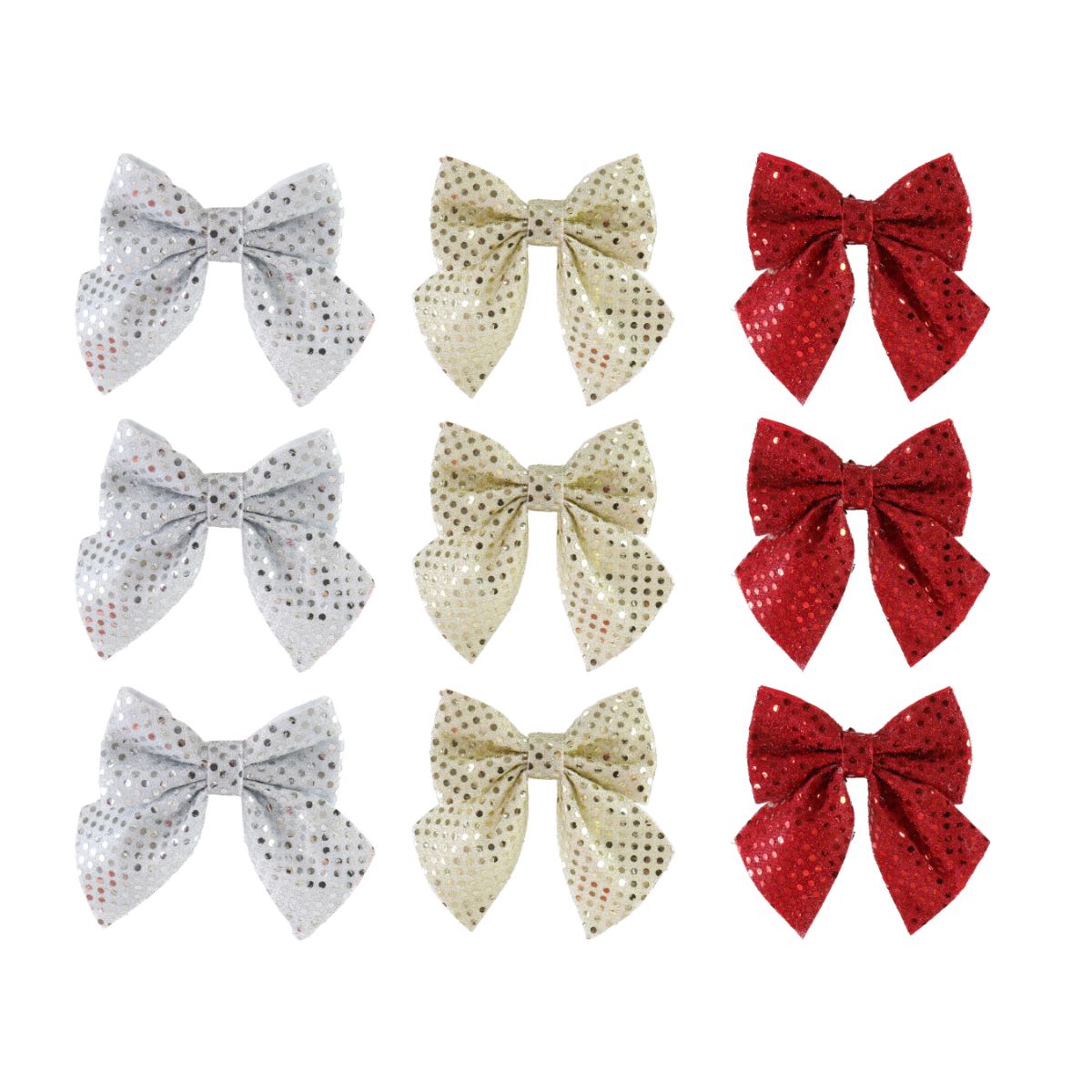 Bow Mirror Fabric 3 Pack Assorted