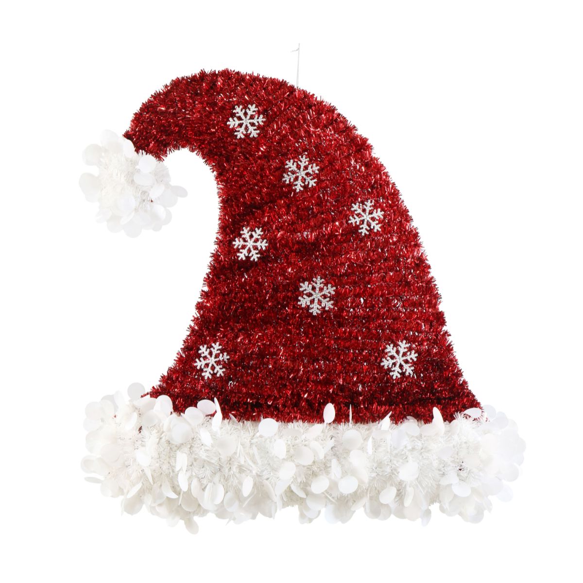Christmas Tinsel Hat Plaque