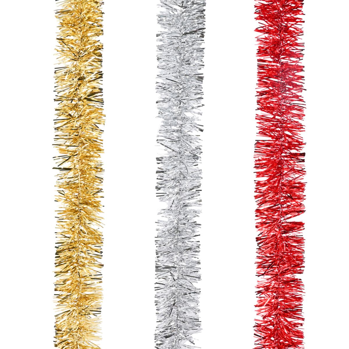 Christmas Tinsel Traditional Fine Cut Assorted 2m