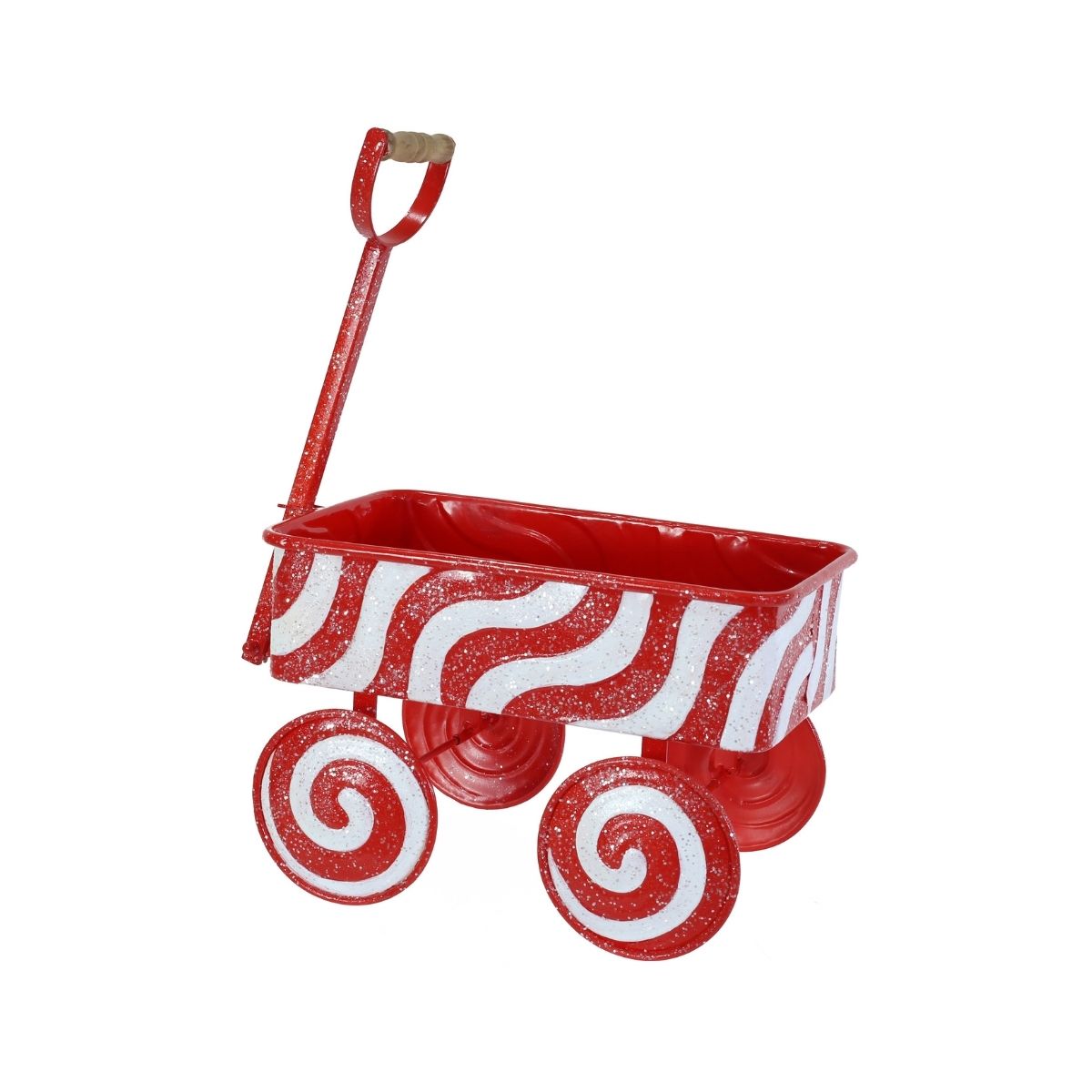 Metal Candycane Wagon