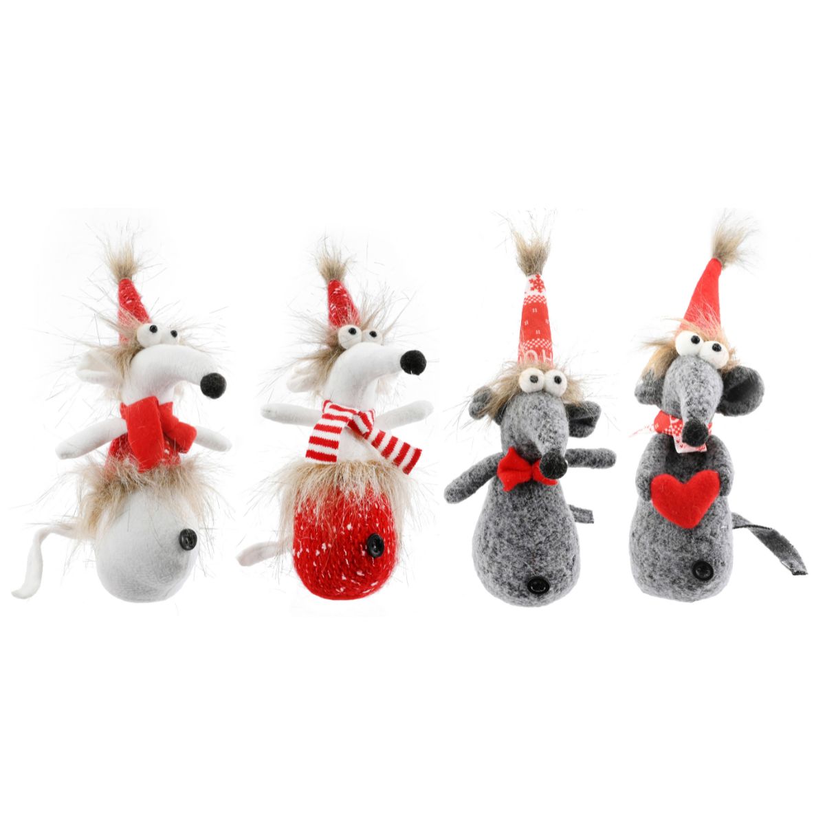 Christmas Critter with Scarf 23cm Assorted