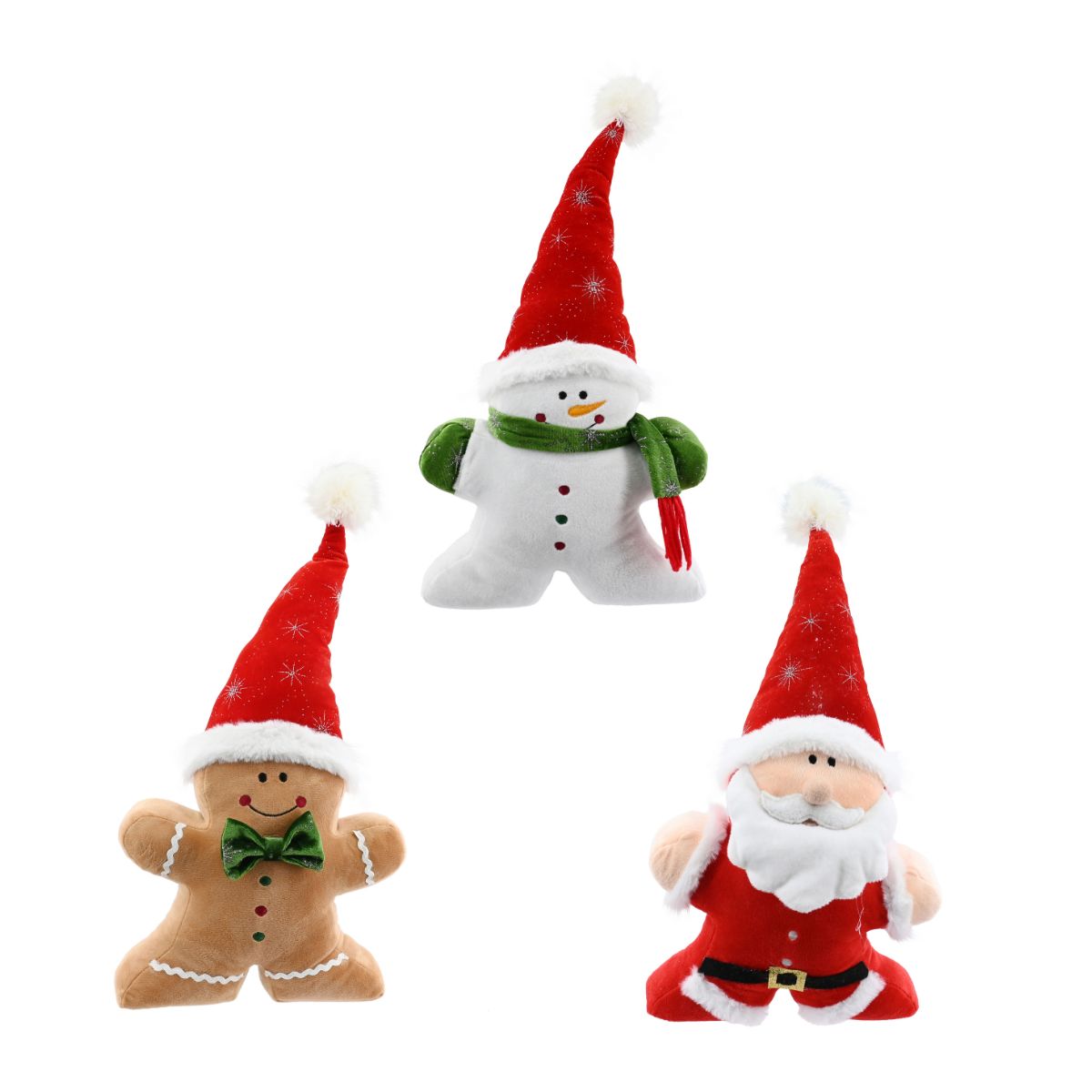 Christmas Chunky Weighted Character 46cm Assorted