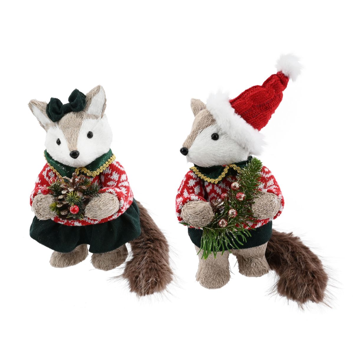 Poly-Fur Fox Plush Tail 24cm Assorted