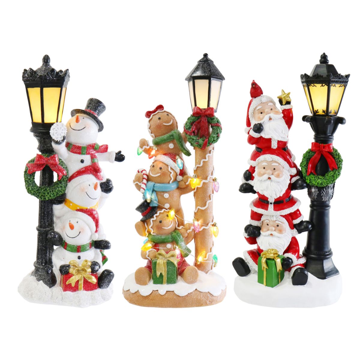 LED Stacked Character Lamp-Post Assorted