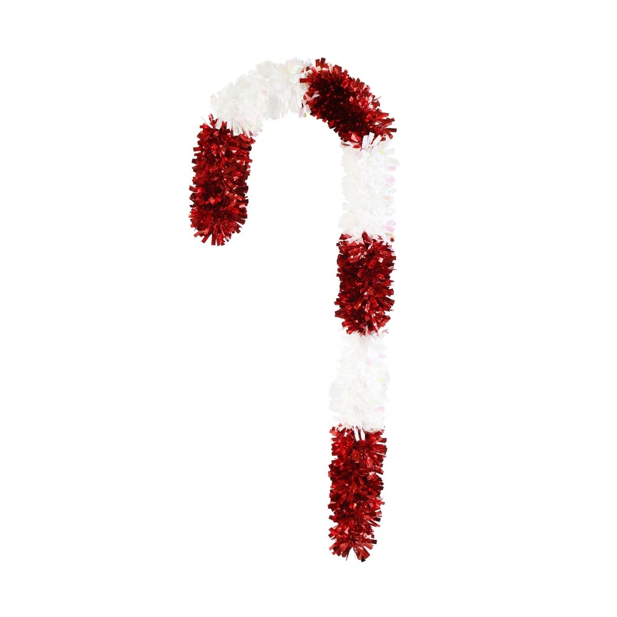 Christmas Tinsel Candycane 75cm