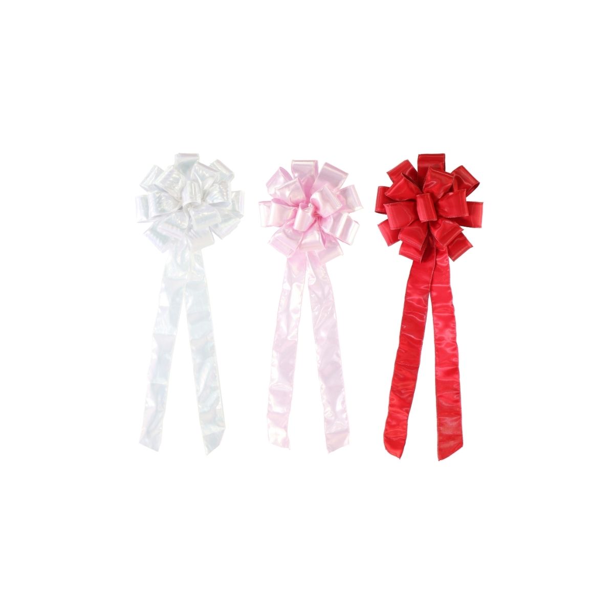 Christmas Peppermint Tree Topper Bow Assorted