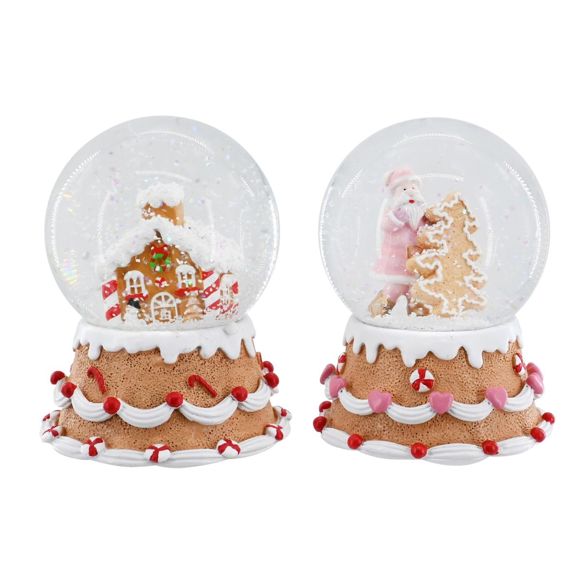 Christmas Gingerbread Waterball 80mm Assorted