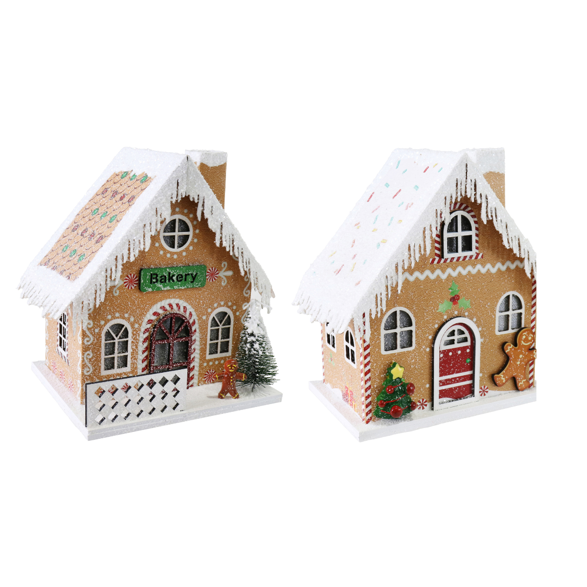 Gingberbread Snowy House Assorted