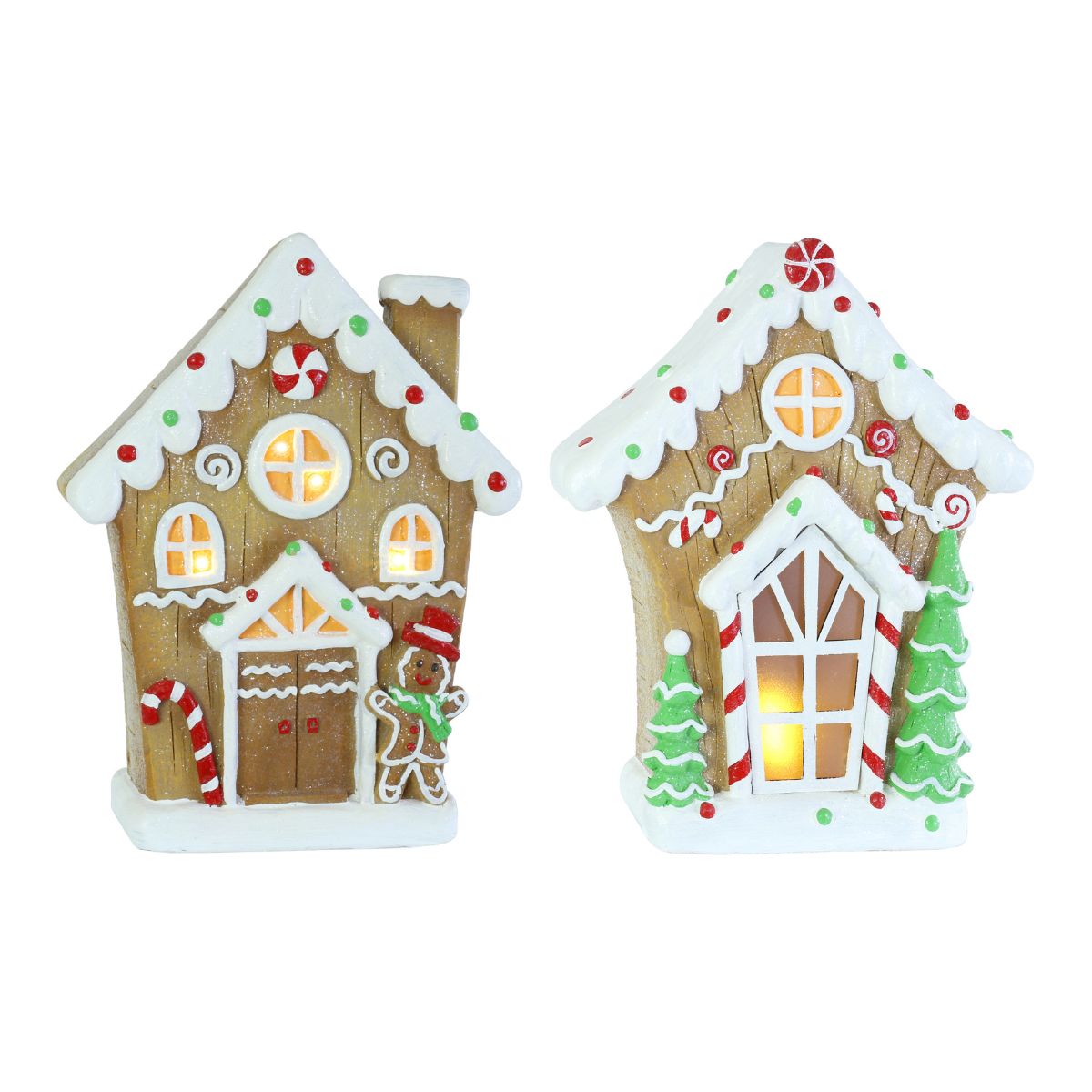 Christmas LED Iced Gingerbread House Assorted