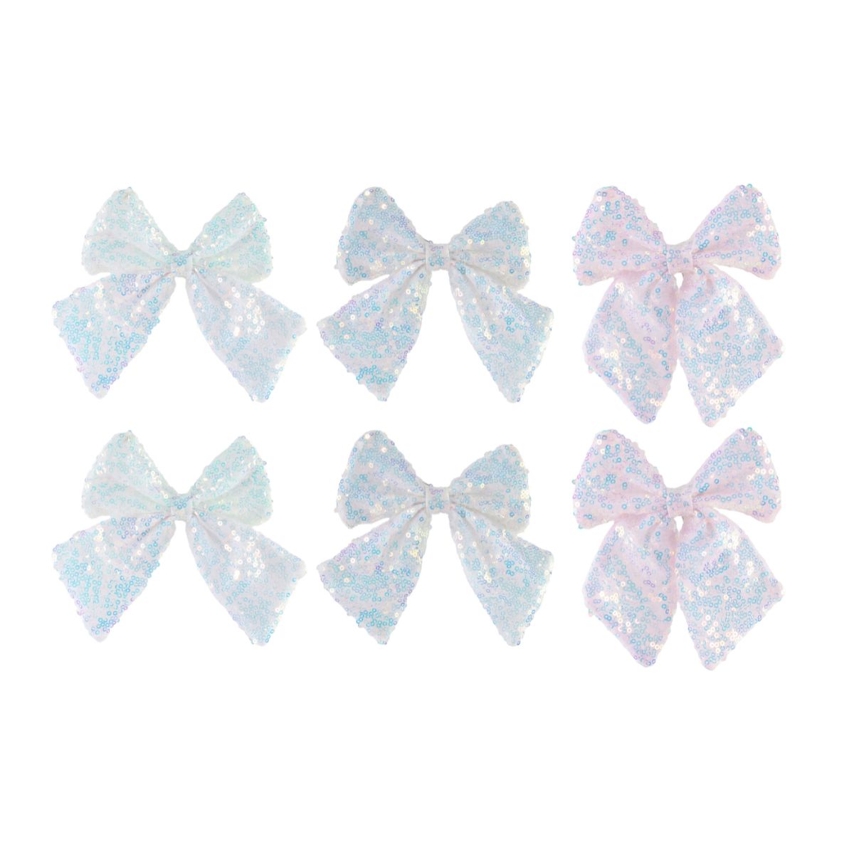 Bow Iridescent Sequins 2 Pack Assorted