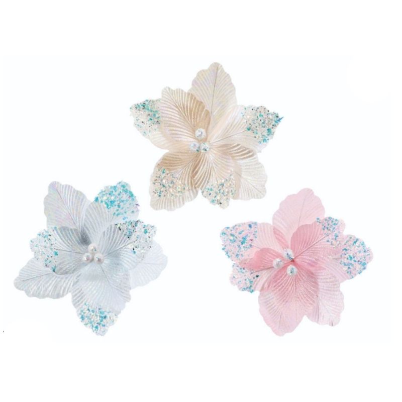Iridesent Shimmery Flower Stem Assorted