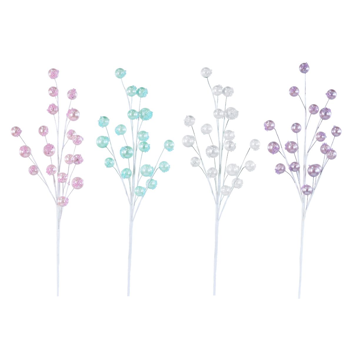 Icy Pearl Berry Pick 60cm Assorted
