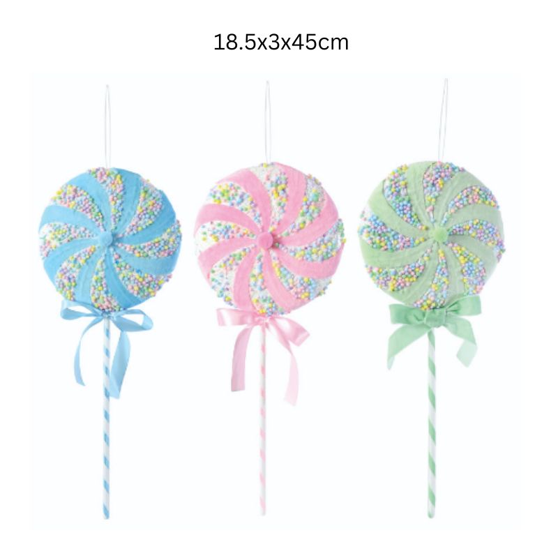 Sprinkles Foam Lollipop Pick 45cm Assorted