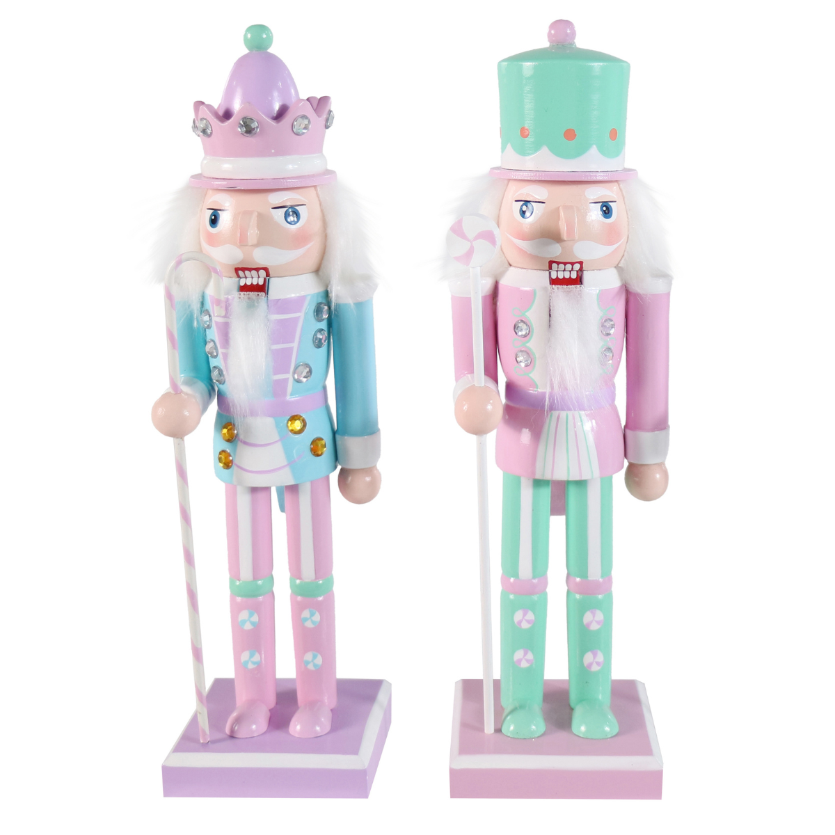 Christmas Nutcracker Pastel Candy 25cm Assorted