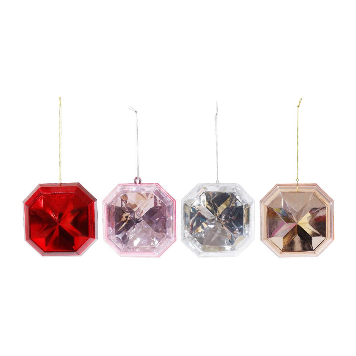 Hanging Square Cut Gem Assorted