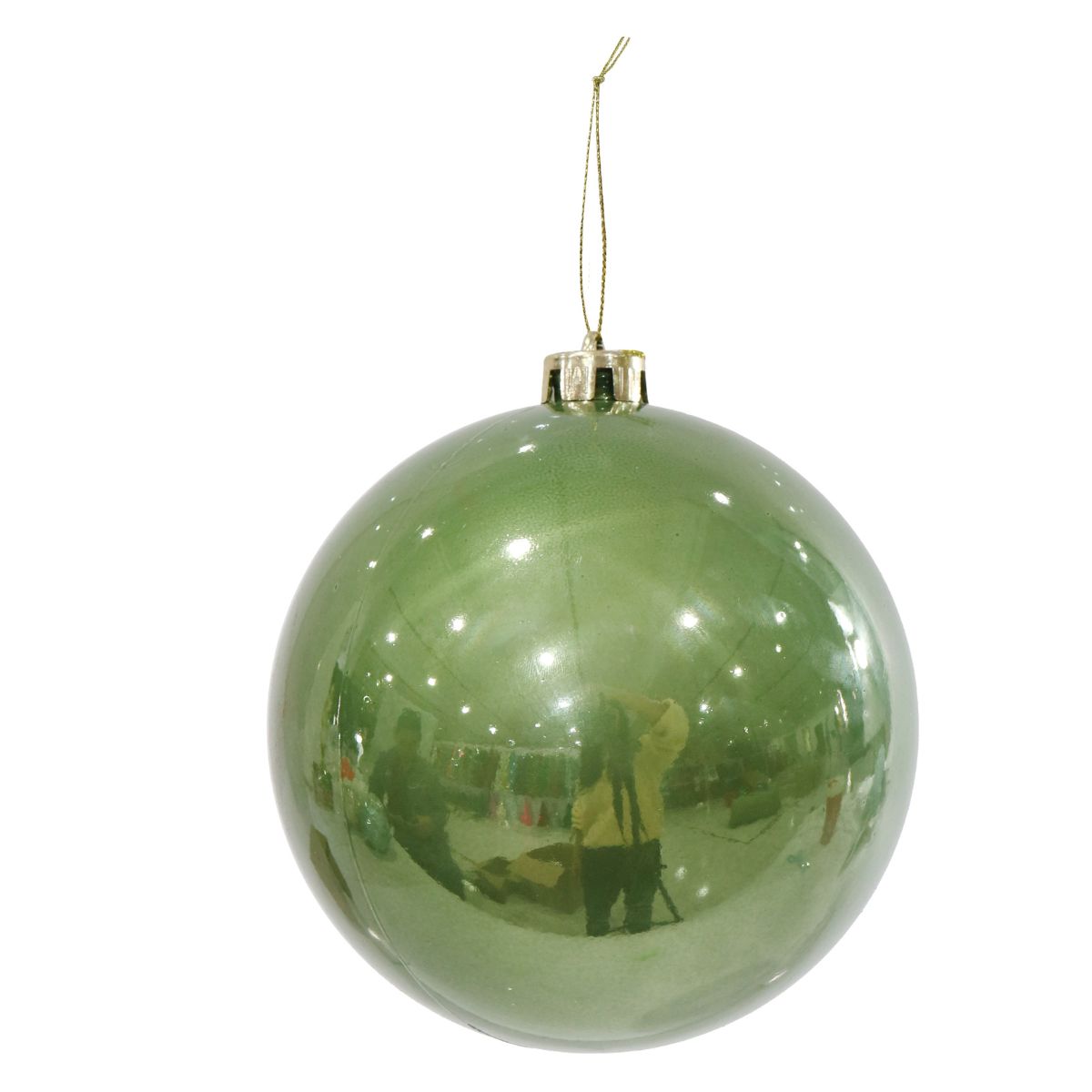 Christmas Bauble Pearl 15cm Green