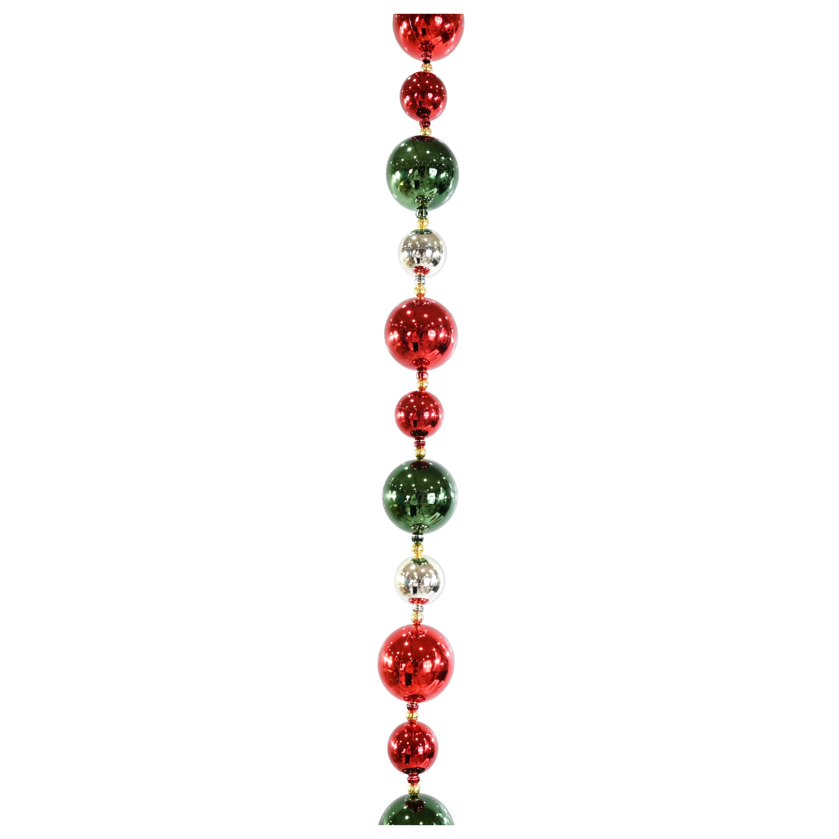 Christmas Bauble Garland 1.8m Assorted