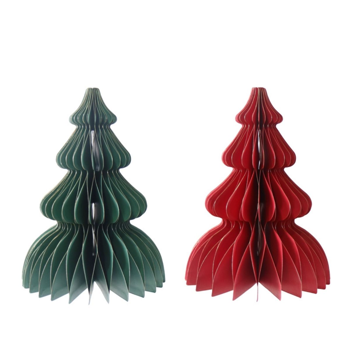 Christmas Honeycomb Paper Tree 16.5cm Assorted