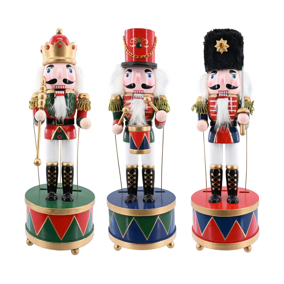 Christmas Nutcracker Music Box 30cm Assorted