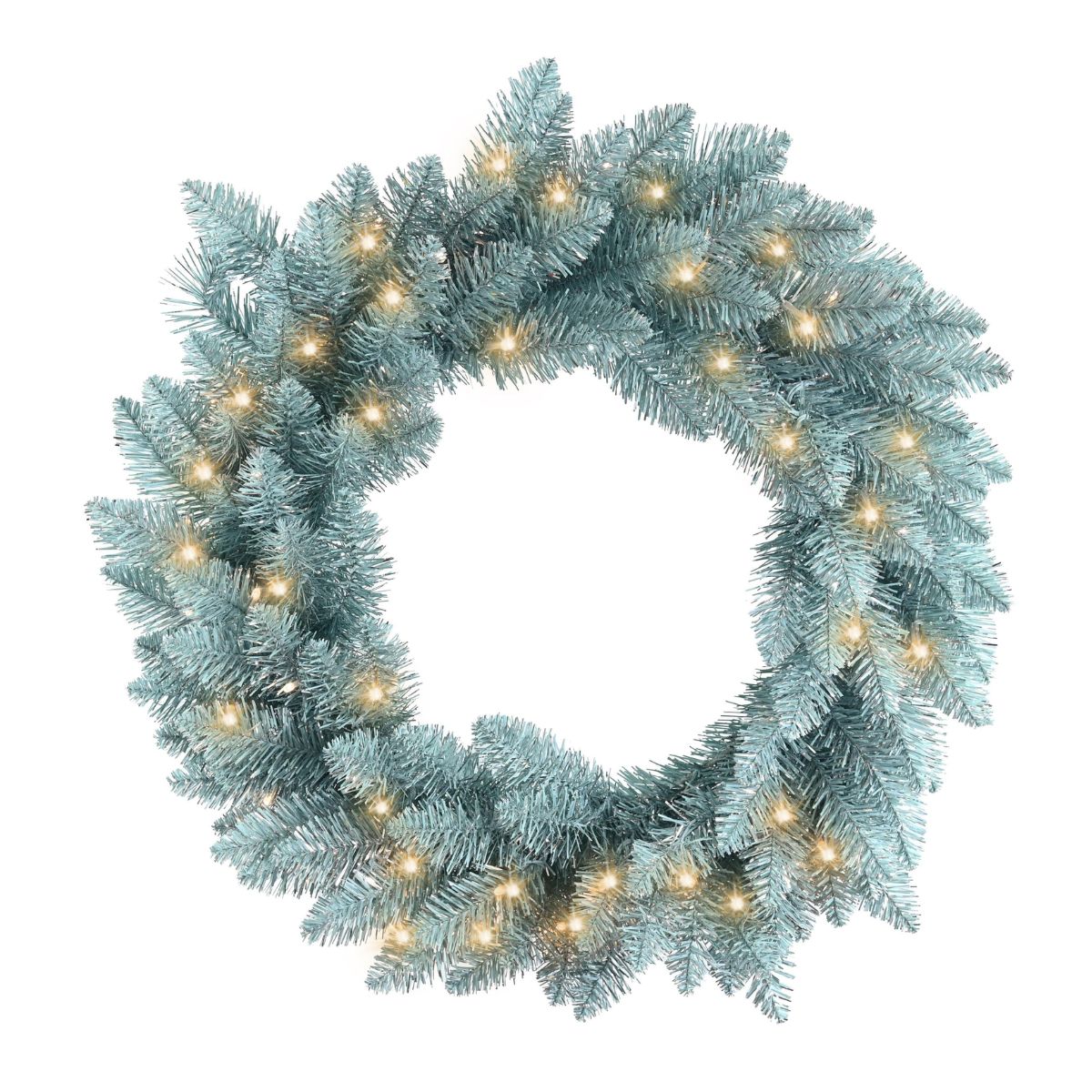 Christmas Wreath Lake Blue 60cm Pre-Lit Christmas decoration product image