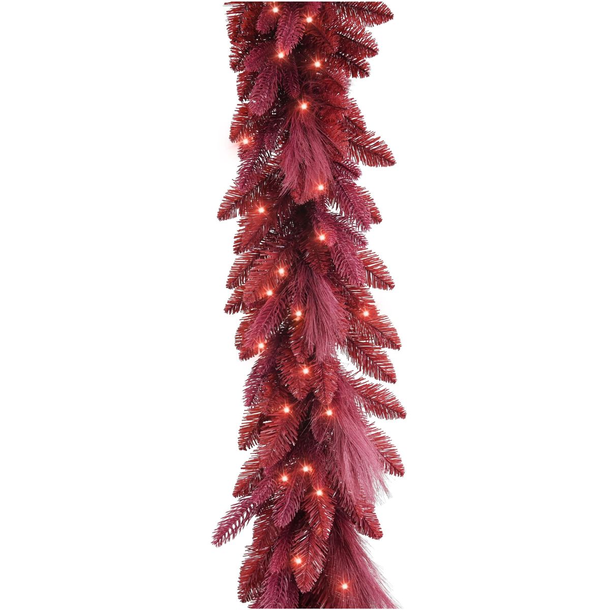Garland Cranberry 180cm Pre-Lit - Woodland Velvet Christmas decoration