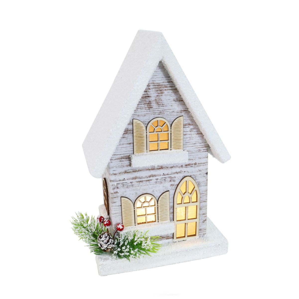 LED Paper Board Snowy House