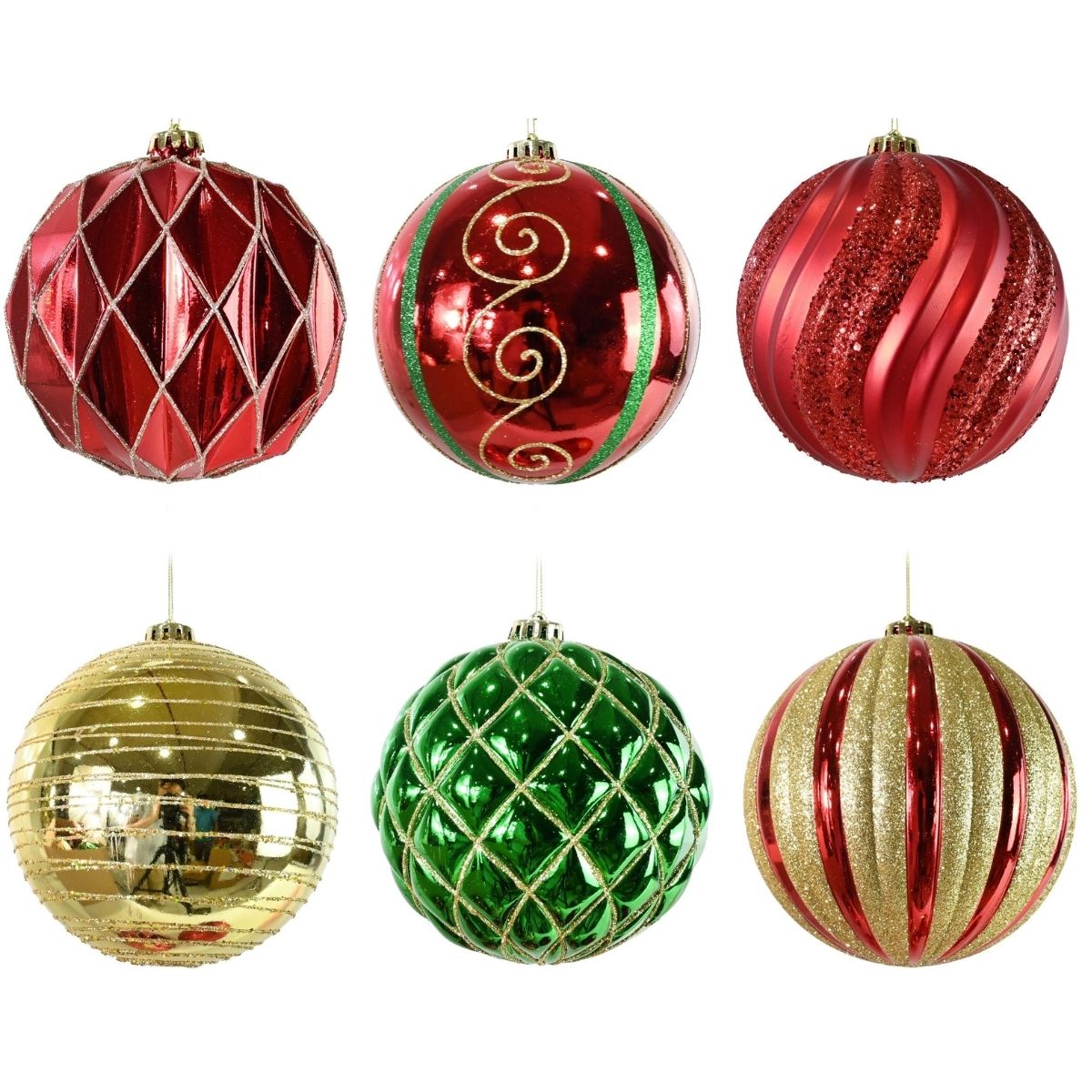 Christmas Fancy Jumbo Bauble 15cm Christmas decoration