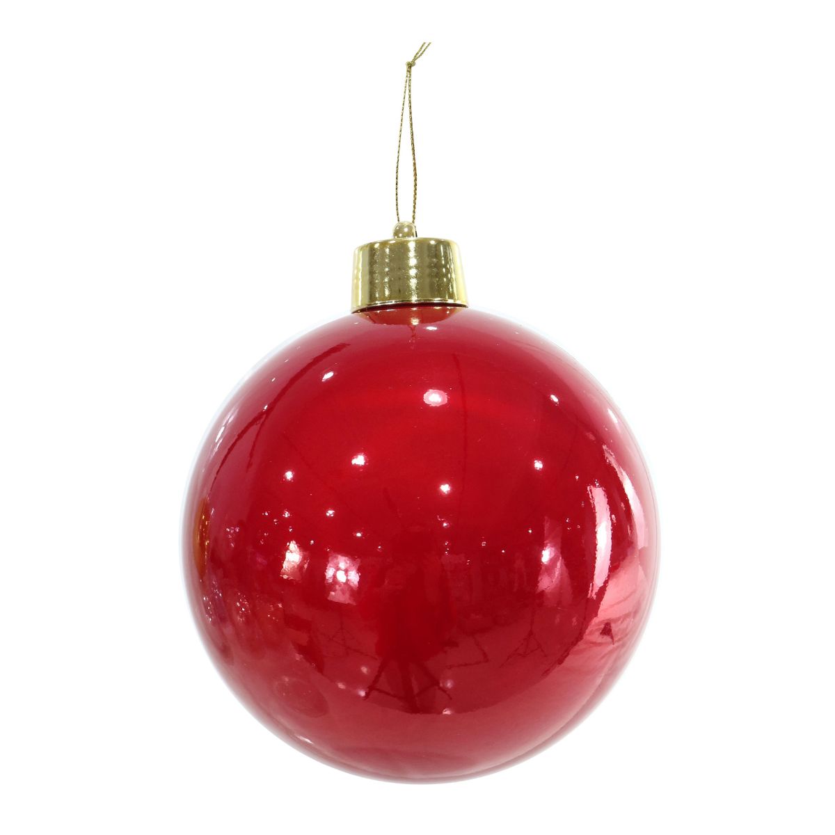 Christmas Bauble Pearl 20cm Red