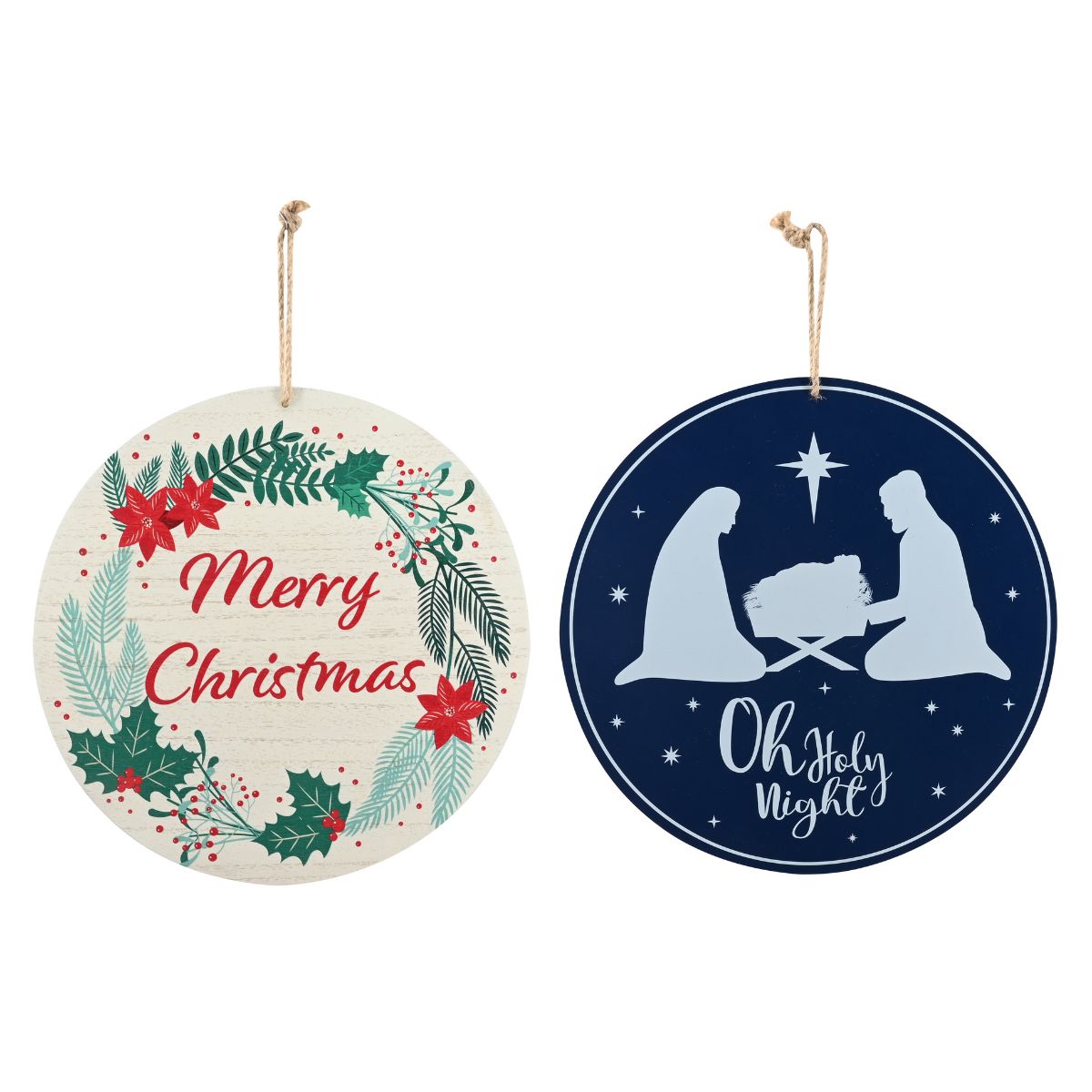 Wall Plaque Round 30cm Assorted
