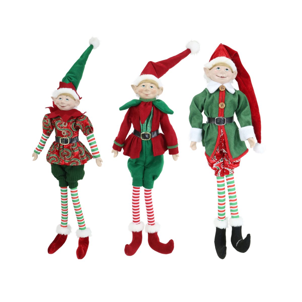 Christmas Cheeky Elf Doll 55cm Assorted