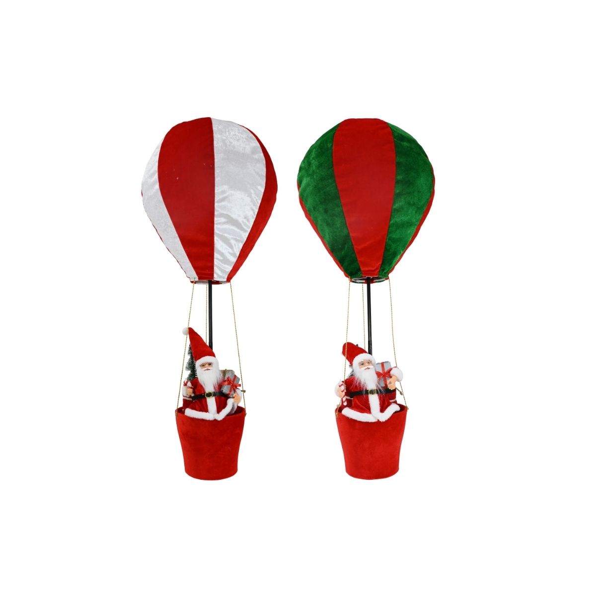 Christmas Air Balloon Santa Stand/hang 90cm Assorted