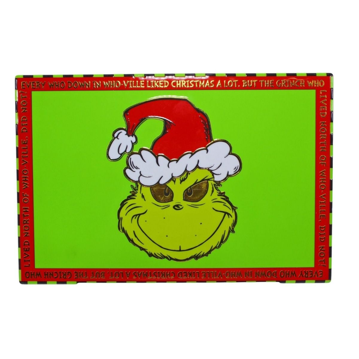 Grinch Placemats Grinch Hat Ceramic Trivet , size:20*3 0CM - Grinch Christmas christmas tableware