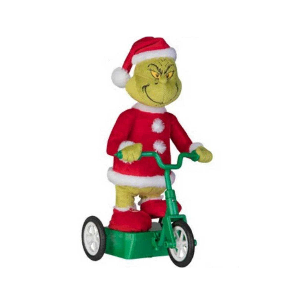 Grinch Musical Cruiser-grinch On Scooter-dr. Seuss - Grinch Christmas animated christmas decoration