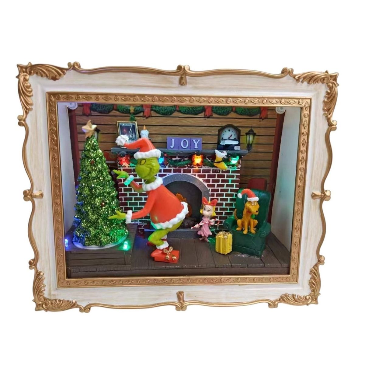Grinch Tabletop Window Scene-grinch-dr. Seuss - Grinch Christmas christmas decoration