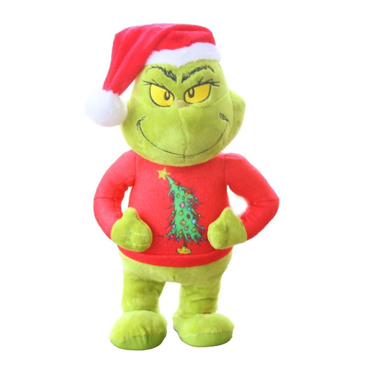 Grinch Small Side Stepper Big Head Grinch - Grinch Christmas animated christmas decoration